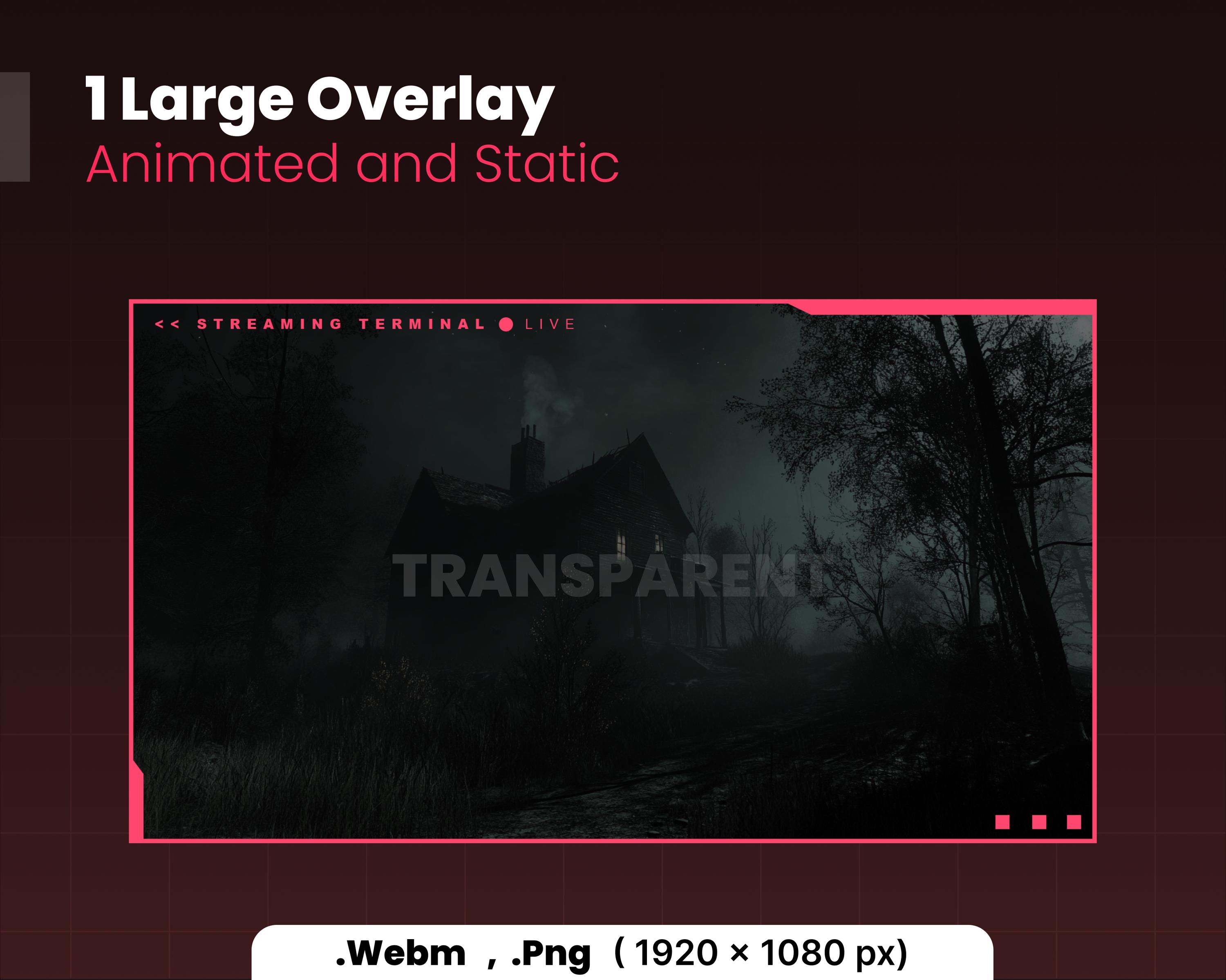 Overly Stream Red STREAM OVERLAYS KIT - 3 Red Overlays - Obs // Streamlabs - 1920x1080px ...