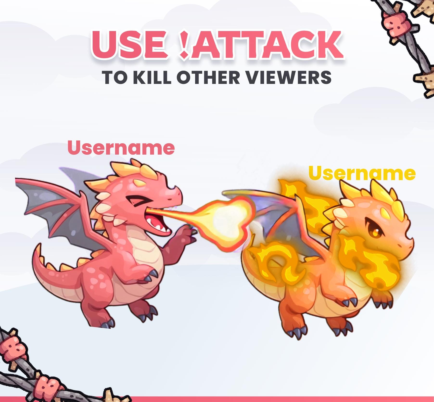 Stream Games - DRAGON WAR - Twitch and Youtube Widget // Channel Points ...