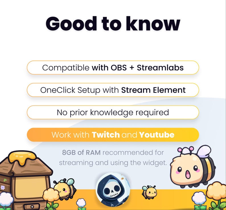 Stream Widget - Bees Village - Earn Rewards, Upgrade Your Beehive and ...