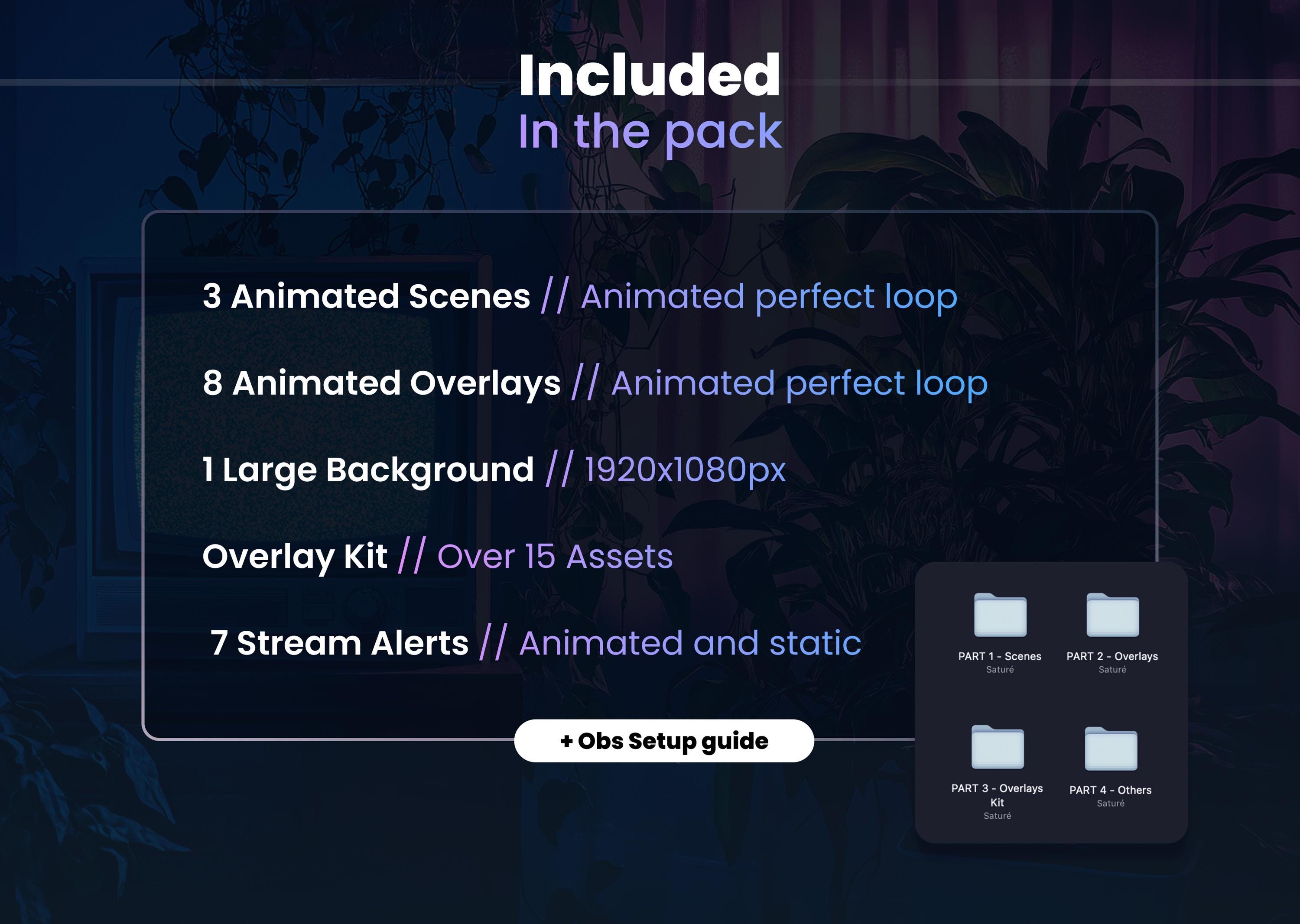 TIKTOK STREAMPACK | Rgb Room | Animated Stream Package | Phone Size ...