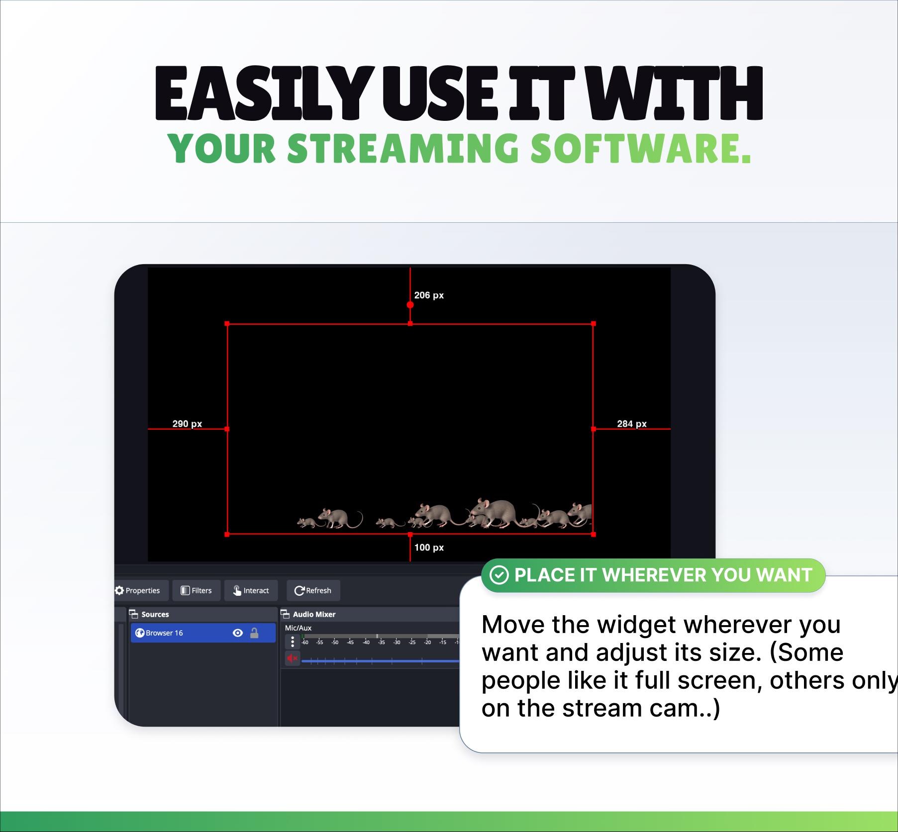 STREAM COMMAND WIDGET - Rat Army - Chat Command for Twitch and Youtube ...