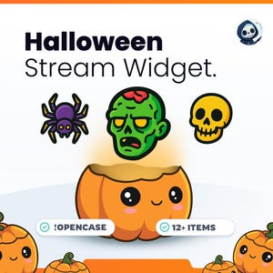 Halloween-streamwidget: Twitch en YouTube StreamElements (direct downloaden)