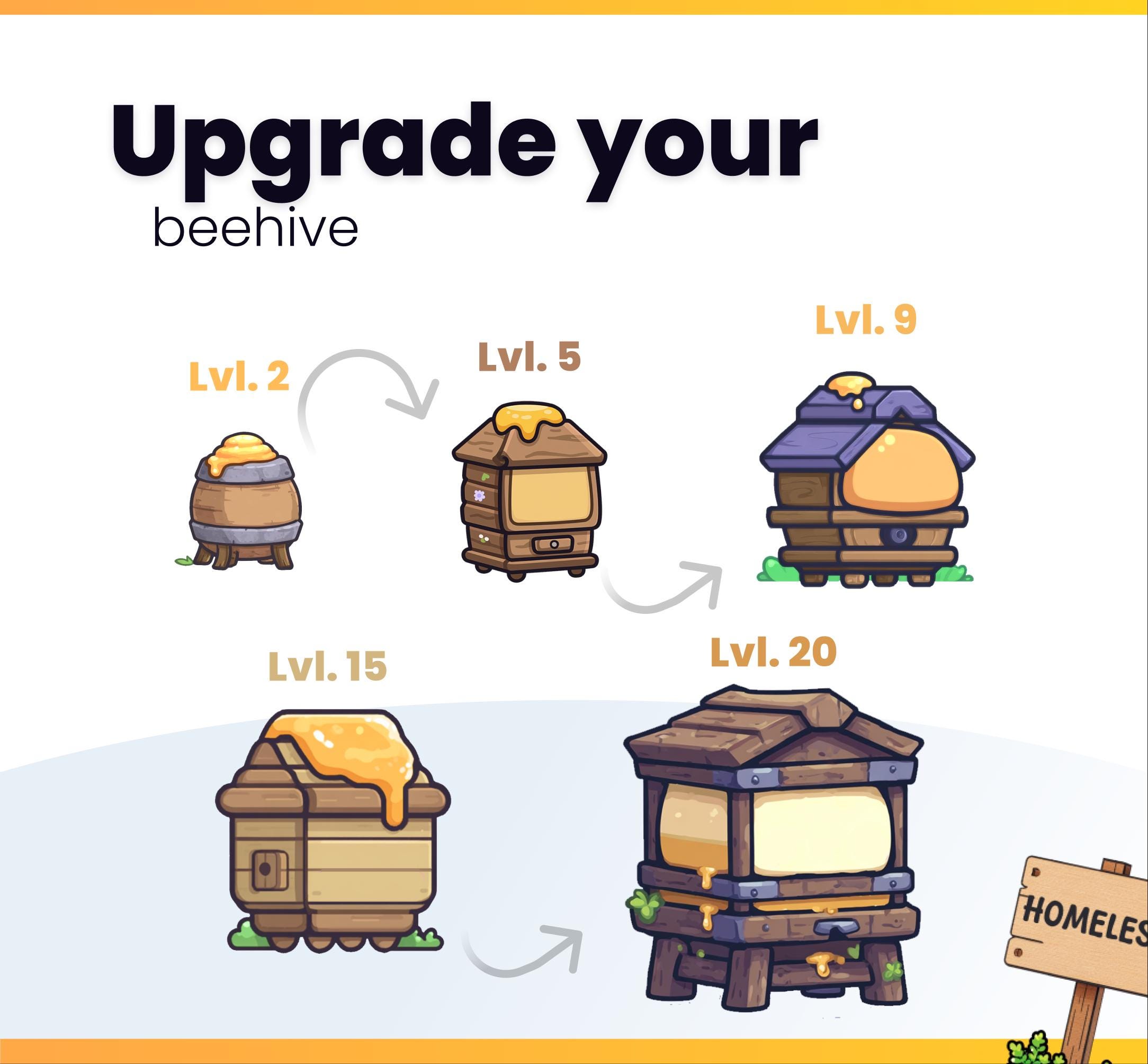 Stream Widget - Bees Village - Earn Rewards, Upgrade Your Beehive and ...