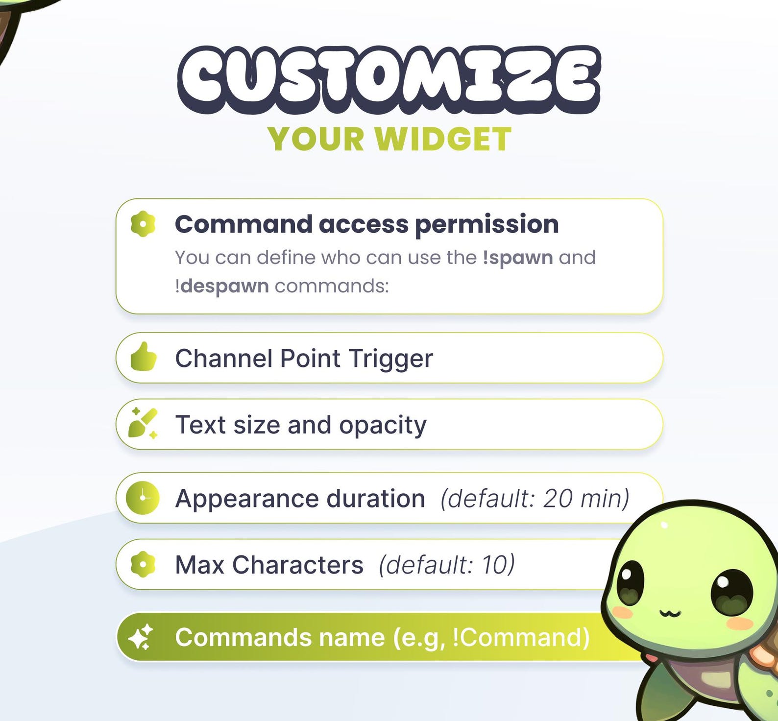 STREAM WIDGET - Sea Turtles // Twitch & Youtube - Streamelements ...