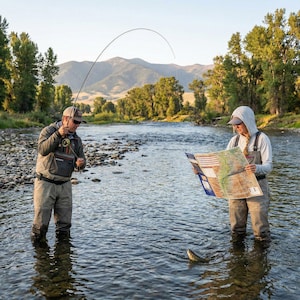 Bitterroot River Montana Fly Fishing Map | Public Access Guide