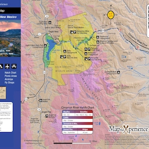 Cimarron River New Mexico Fly Fishing Map | Public Access Guide