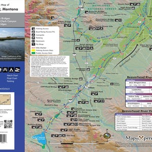 Beaverhead & Ruby Rivers GPS Fishing Map - Etsy