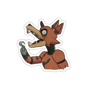 Five Nights at Freddys - Foxy Vinyl Stickers