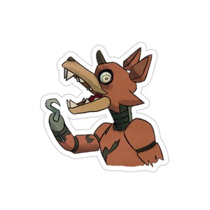 FNAF Foxy Fox and Rabbit - Personnages de jeu mignons' Autocollant