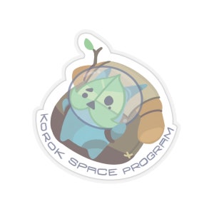 Korok Space Program Stickers - Tears of the Kingdom