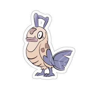 Feebas + Fletchinder Fusion Vinilo Pegatina
