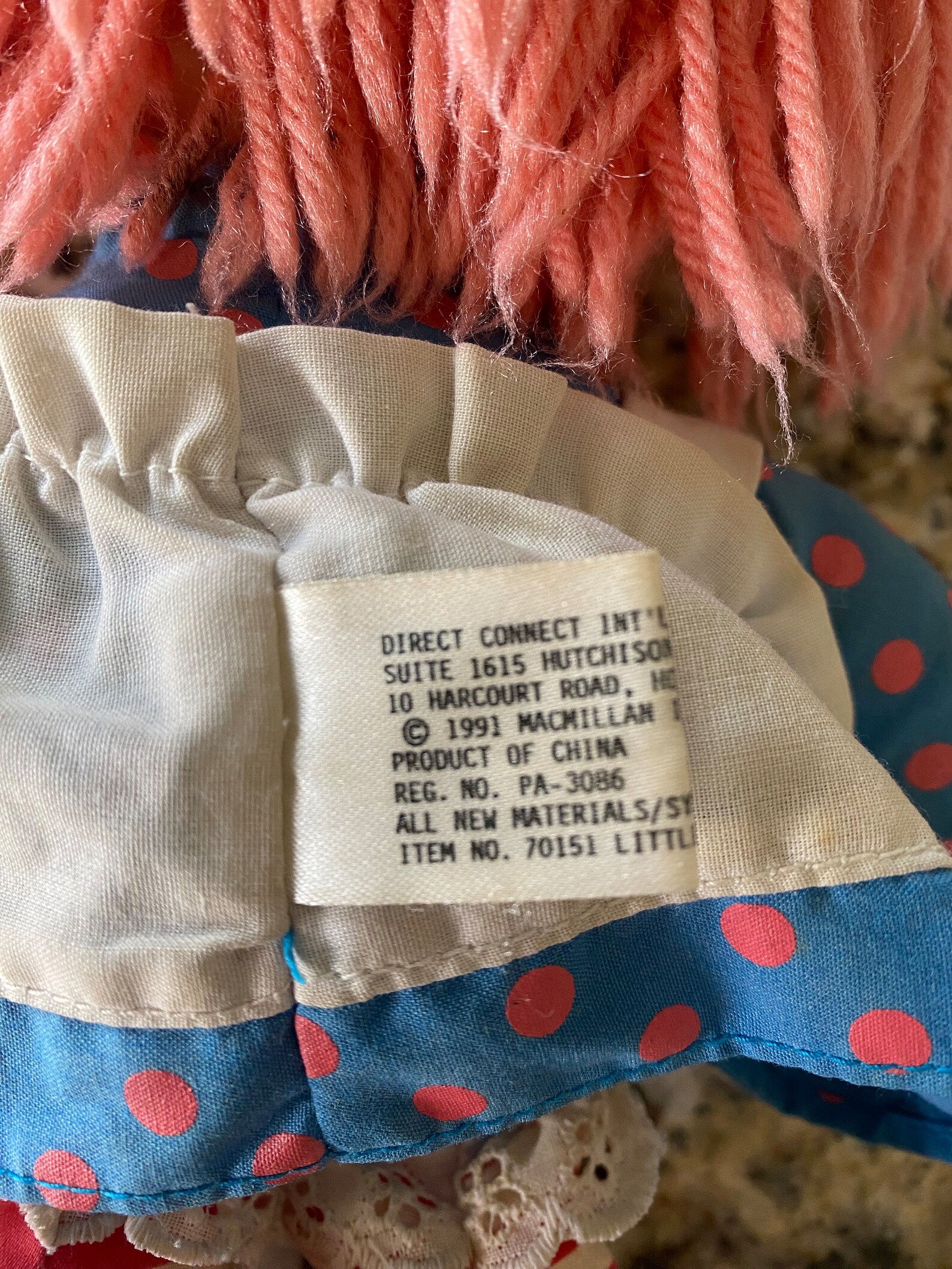 Vintage Raggedy Ann Doll - 1991 - Etsy