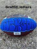 Personalized Hand-Painted Junior Football, Custom Colors