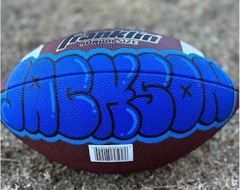 Personalized Hand-Painted Junior Football, Custom Colors