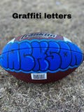 Personalized Hand-Painted Junior Football, Custom Colors