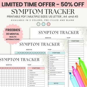 1 Leiste von 1 zu 1 Printable Tracker, Gesundheit Tracker,Gesundheitstagebuch,Gesundheitstagebuch, spitzfindiger, Digitaler Planer