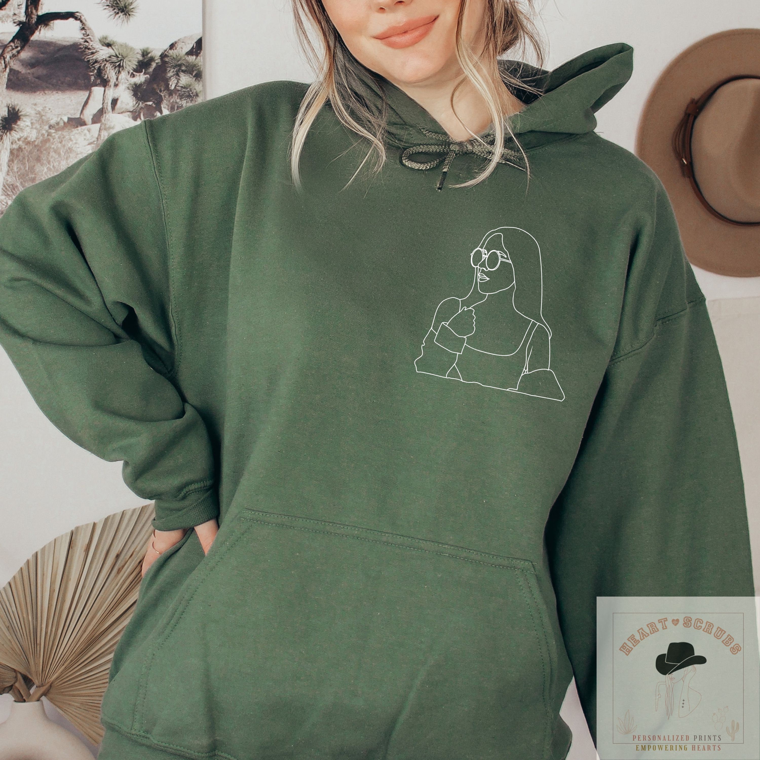 Stitched Outline Sweater