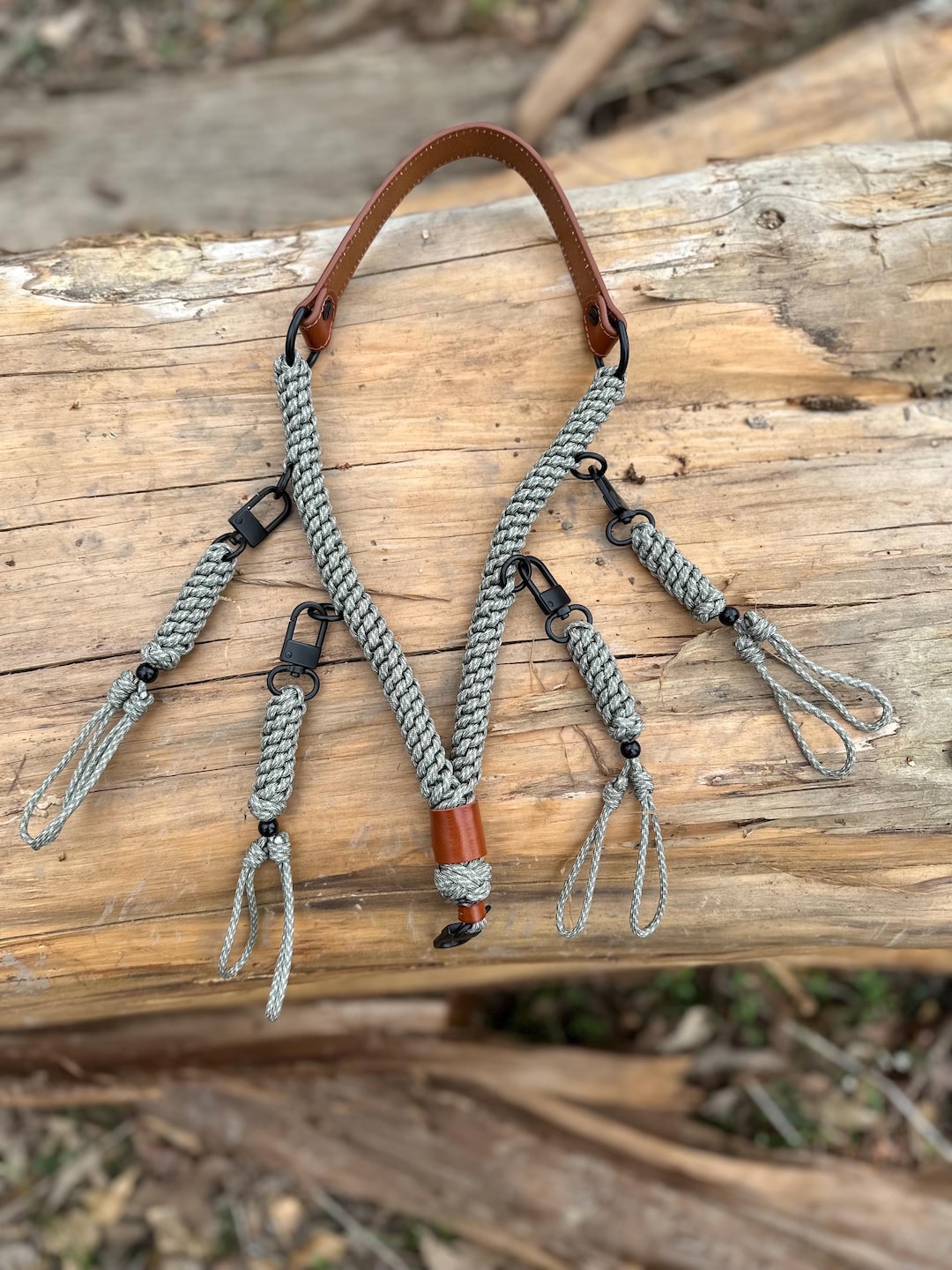 Duck Call Lanyard (4-drop/ W Whistle Clip) – Braided Rope Lanyard ...