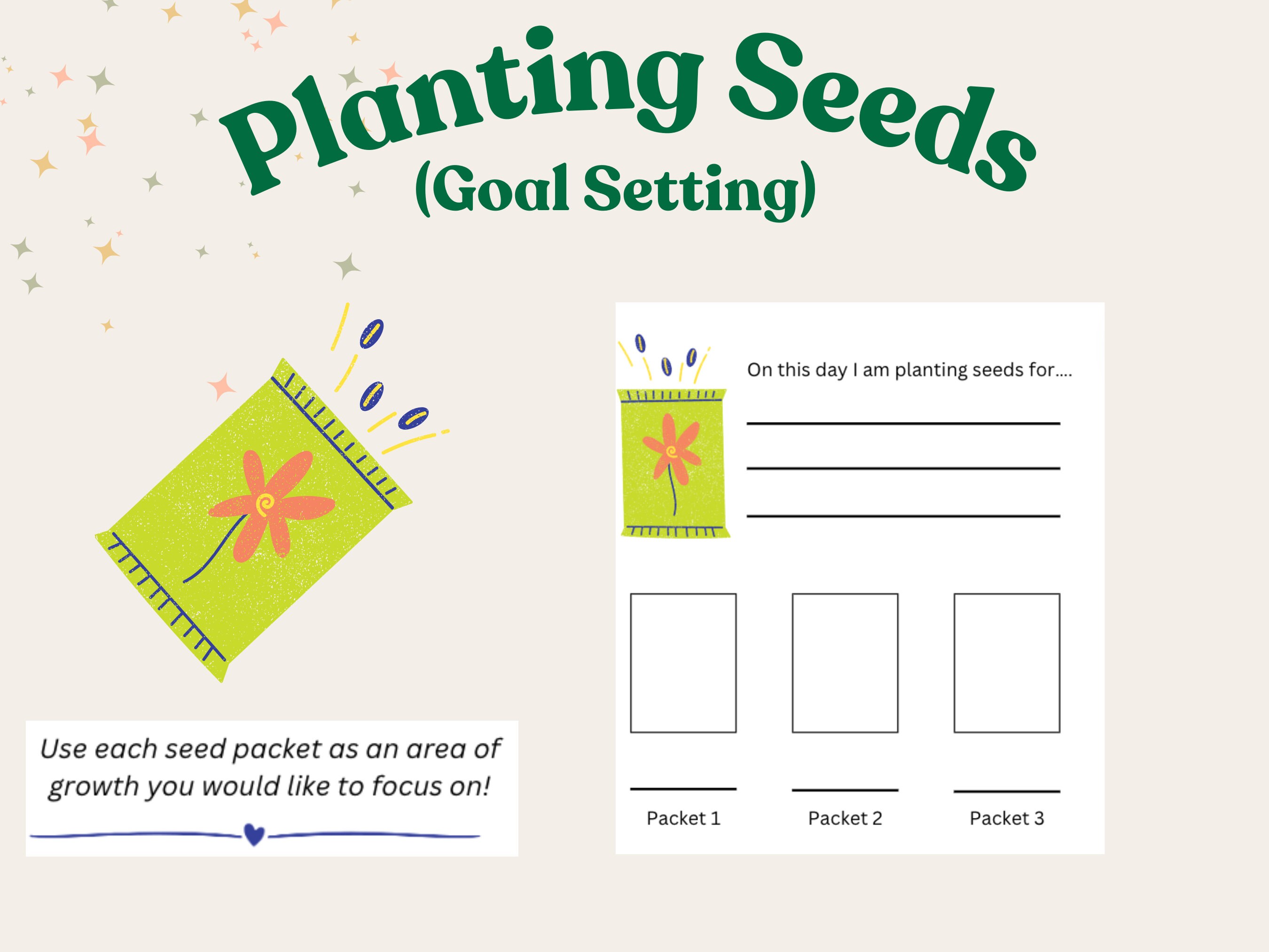 Planting Seeds - Goal Setting Workbook - Digital Download - Etsy