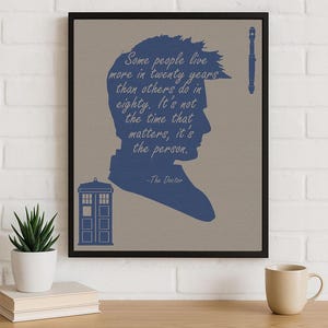 10th Doctor Quote Poster