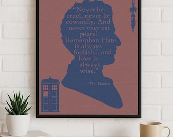 12th Doctor Quote Poster