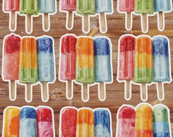 Popsicles Die Cut Sticker Set | Funny Sticker | Laptop Sticker | Water Bottle Sticker | Notebook Sticker