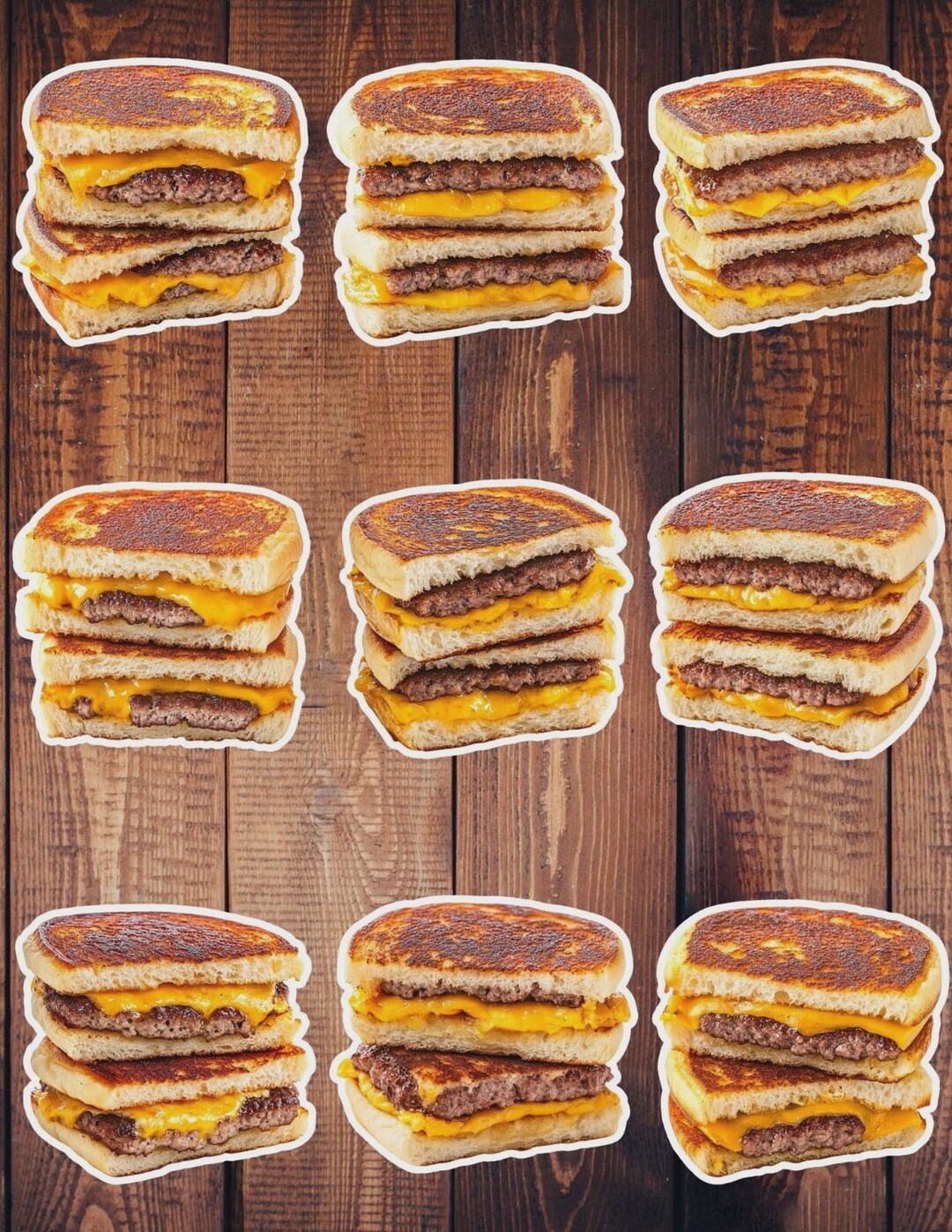 Patty Roma Sticker Patty Melt Die Cut Vinyl Sticker Set – for Notebook, Laptop, Water ...