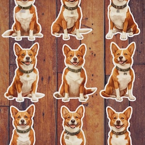 Basenji Dog Vinyl Die Cut Sticker Set | Funny Sticker | Laptop Sticker | Water Bottle Sticker | Notebook Sticker
