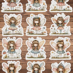 Boho Fairy Vinyl Die Cut Sticker Set | Funny Sticker | Laptop Sticker | Water Bottle Sticker | Notebook Sticker