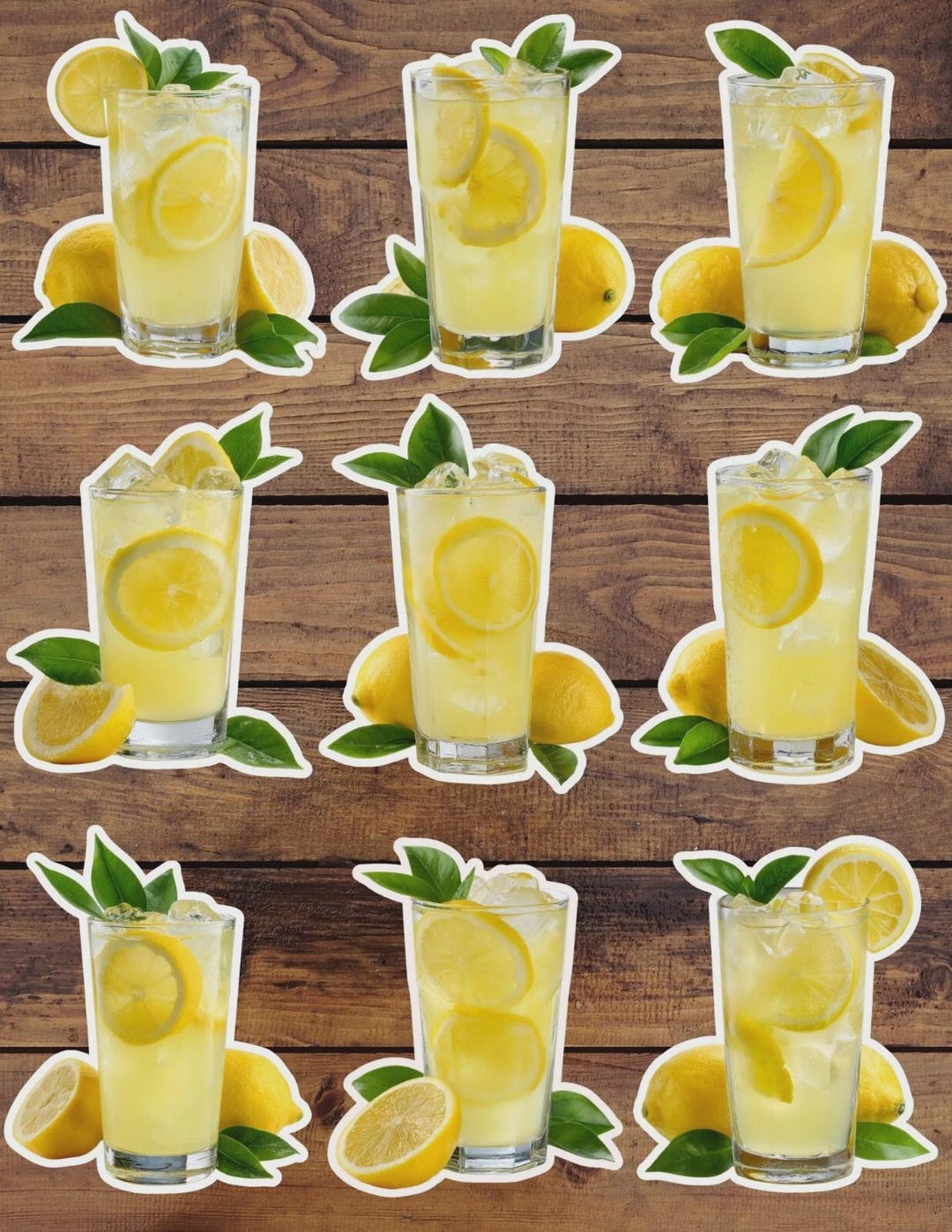 Lemonade Vinyl Die Cut Sticker Set Funny Sticker Laptop Sticker Water ...