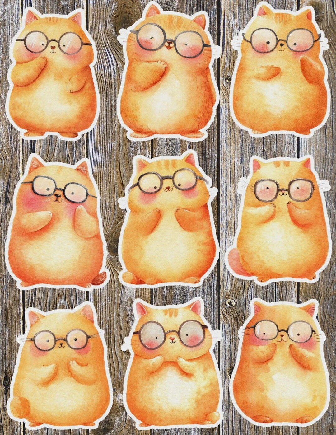 Smart Kitty Vinyl Die Cut Sticker Set | Funny Sticker | Laptop Sticker ...