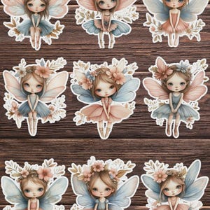 Boho Fairy Vinyl Die Cut Sticker Set | Funny Sticker | Laptop Sticker | Water Bottle Sticker | Notebook Sticker