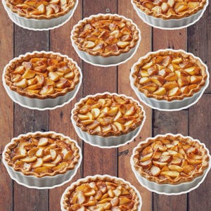 Apple Pie Die Cut Vinyl Stickers Set | Funny Sticker | Laptop Sticker | Water Bottle Sticker | Notebook Sticker