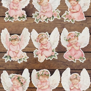 Sweet Angel Baby Vinyl Die Cut Sticker Set | Funny Sticker | Laptop Sticker | Water Bottle Sticker | Notebook Sticker