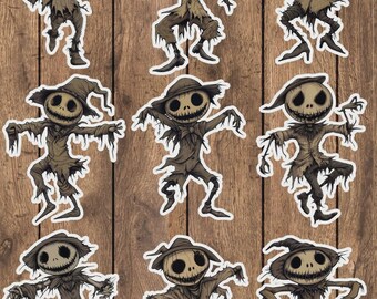 Dancing Skeletons Die Cut Vinyl Sticker Set – For Notebook, Laptop, Water Bottle & Scrapbooking