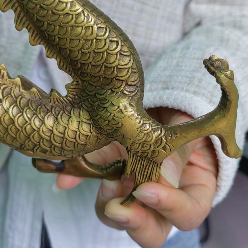 2024 Dragon Year Chinese Feng Shui Dragon Statue for Luck Success