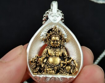 ウムクルム山産の大きな虹色のレクライ石の魔法のペンダント / 強力な