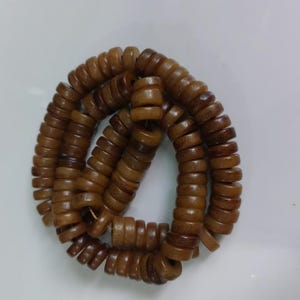 Prayer Beads Mala Yak Bone Rosary Mala Nepalese Buddhist Yak Bone Vintage Tibetan Necklace Meditation Beads Pendant Nepal Buddhist gift P517