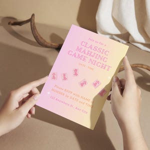 Mahjong Template Party Invite Canva Etsy Mahjong Template Party Invite Canva Etsy