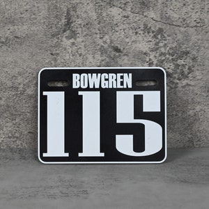 Custom 6"x8" ATV Number Plate