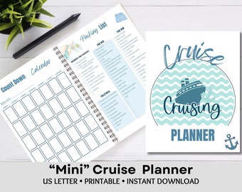Cruise Planner, Itinerary Planner for Cruise, Cruise Research Planner, Cruise Budget Tracker, Cruise Packing Lists, Travel Tracke