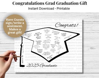 Abitur Geschenk, alternative Karte zum Abschluss, Abitur 2025, Glückwunsch an unser bestandenes Andenken, druckbares Geschenk für bestandenen Abschluss, Grad Party