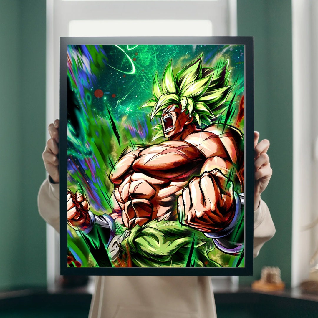 Dragon Ball Super Broly Powering Up Poster (24x36) inches Poster