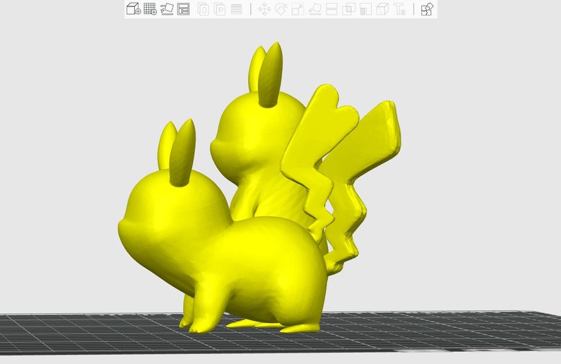 Pikachu 025 pokemon // STL FILE // 3D PRINT Etsy