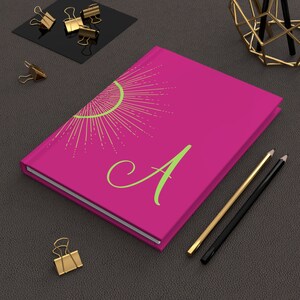 Regalos de cumpleaños para el Día del Padre, regalos personalizados de cumpleaños, diarios de tapa dura con letras, de la A a la Z (Manifestación, Terapia, Gratitud)