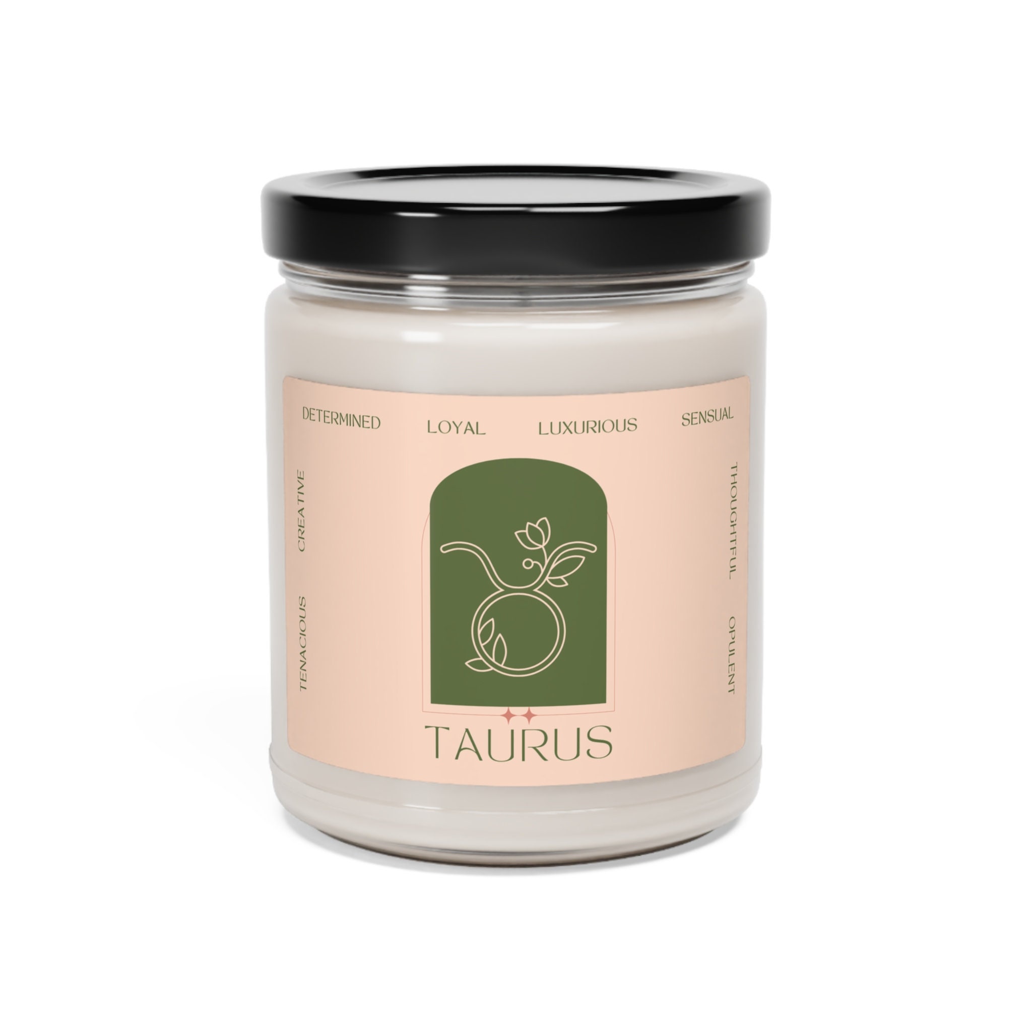Taurus Birthday Gifts Zodiac Astrology Earth Tone Candles April May