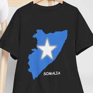 Somalia Map, Somalia Flag T-shirt, Somali Flag shirt, Somali unity clothing,  Somali patriot apparel, Africa map, Somali history T-shirt,