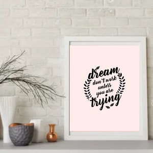 Inspirational Wall Art | Printable Wall Art | Digital Print | Inspirational Quotes | Trendy Poster | Digital Wall Art