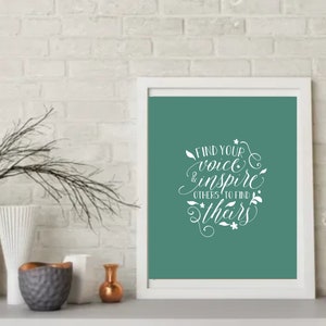 Inspirational Wall Art | Printable Wall Art | Digital Print | Inspirational Quotes | Trendy Poster | Digital Wall Art