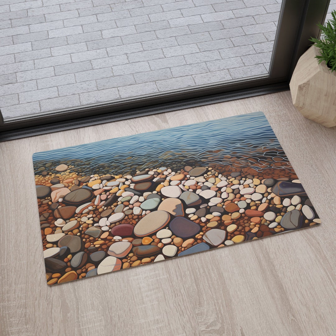 Floor Mats for Home Small Rubber Mat Beachinspired Home Decor Rugged